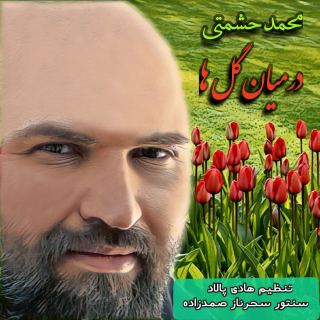 کاور آهنگ در میان گلها از محمد حشمتی