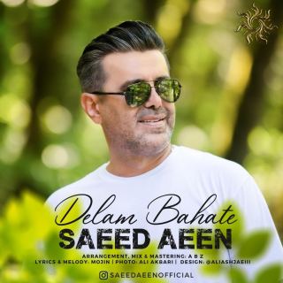 کاور آهنگ دلم باهاته از سعید آیین